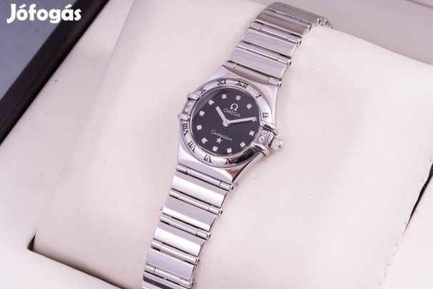 Omega Constellation Diamonds Black