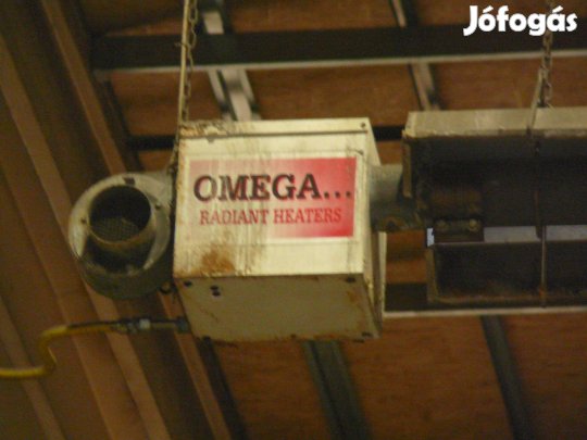 Omega - Zenit sötétsugárzó 40kW, 12m - csarnokfűtés - infra - gázégő