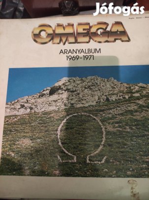 Omega arany album bakelit