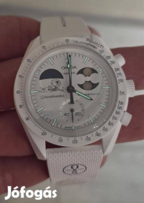 Omega x Swatch Mission to Earthphase-Moonshine Gold Cold Moon Snoopy S