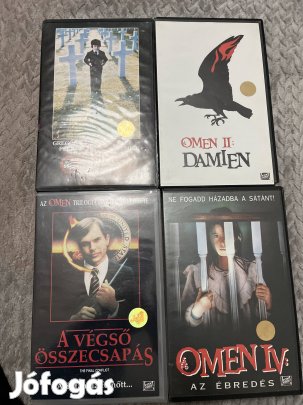 Omen 1-4 vhs pakk horror nagytok