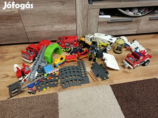 Ömlesztett hatalmas playmobil csomag