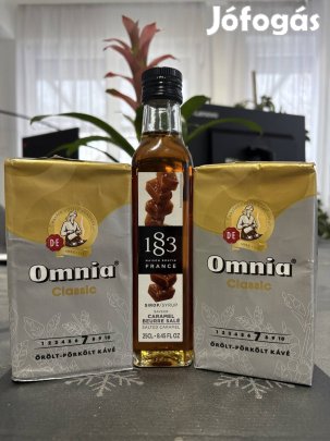 Omnia kávé csomag + sós karamel szirup