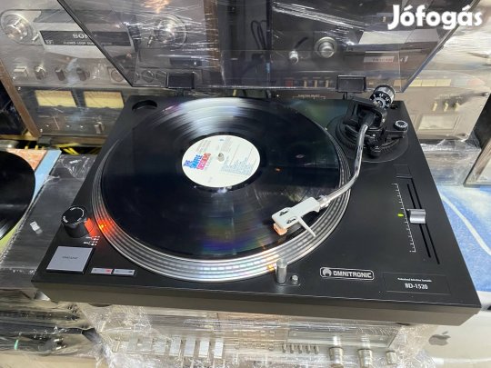 Omnitronic BD 1520 Bakelit Lemezjátszó újszerű jó állapot 