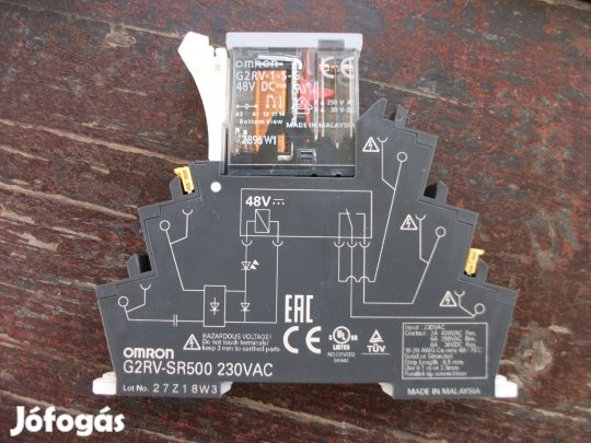 Omron relék 9db 230V