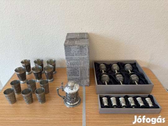 Ón kupa gyűjtemény pohár korsó Rosenzinn Rosenbecher