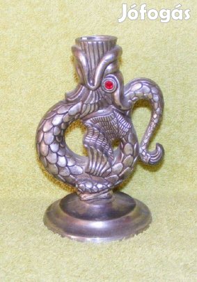 Ón sárkányos gyertyatartó