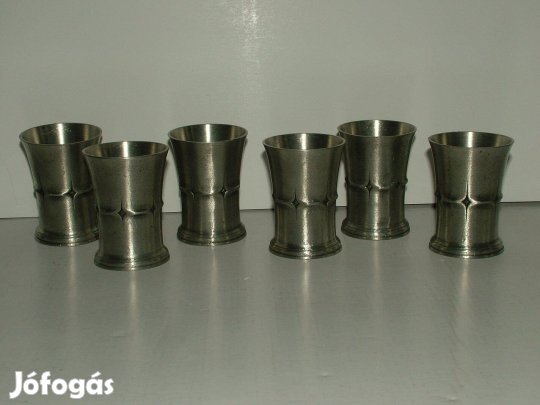 Ón/zinn 6 részes röviditalos készlet eladó