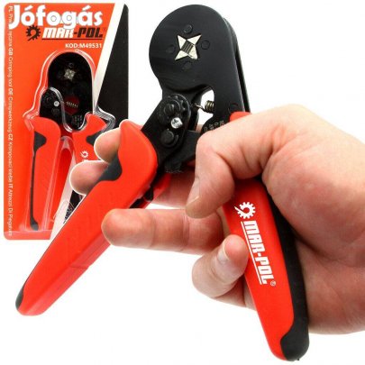 Önbeálló ragasztóhüvely-krimpelő fogó 0,25-10mm2 - M49531