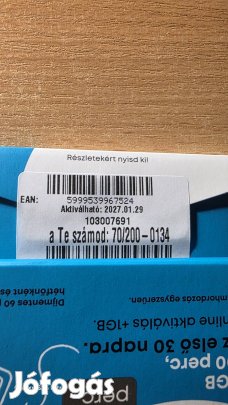 One könyű telefonszám 2000.134.