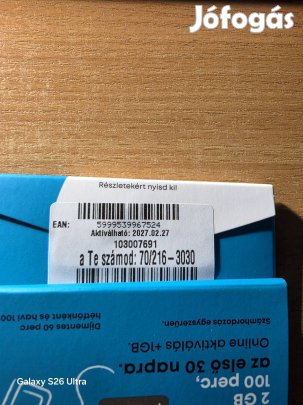 One könyű telefonszám 216.30.30.