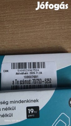 One könyű telefonszám 753.52.52.