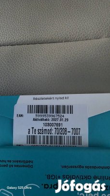 One könyű telefonszán 208.7007.