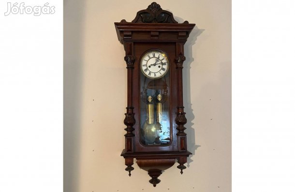 Ónémet félütős ingaóra (felújított)