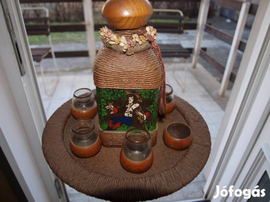 Ónémet likőrös készlet