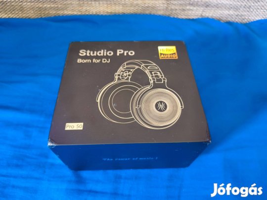 Oneodio Pro 50 vezetékes DJ, stúdió fejhallgató (fekete)