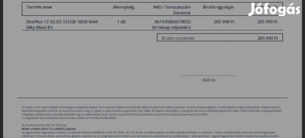 Oneplus 12 eladó.