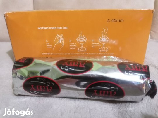 Öngyulladó vízipipa szén korong (40 mm)