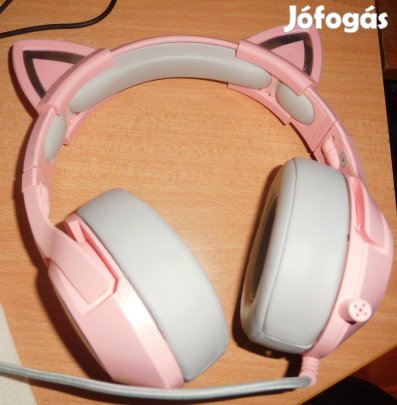 Onikuma gamer fejhallgató + microfon eladó! Vadonat új!