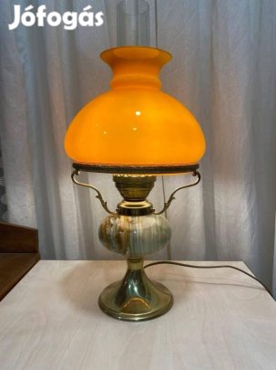 Ónix elektromos asztali lüszter lámpa