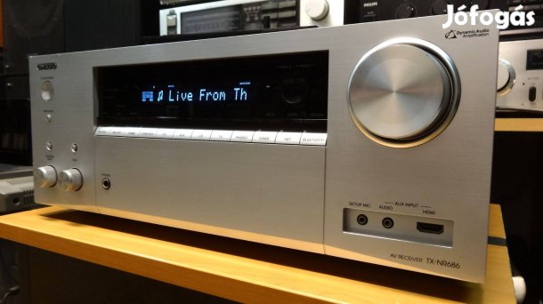 Onkyo TX-NR686 7.2 házimozi erősítő Atmos 4K UHD Wifi Bluetooth HDR