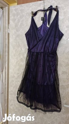 Only fekete, lila tüll alkalmi ruha