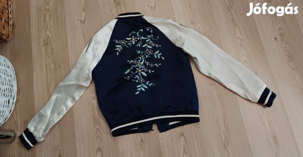 Only női gyönyörűséges hímzett szatén dzseki