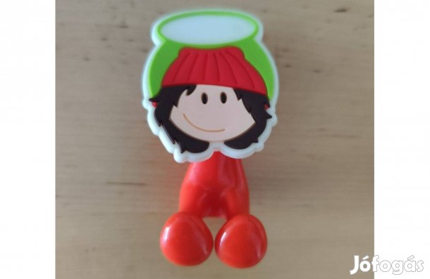 Öntapadós gyerek fogkefe tartó ráírható névvel