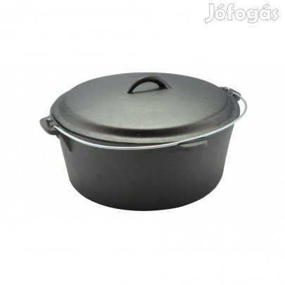 Öntöttvas bogrács fedővel 7,2 literes