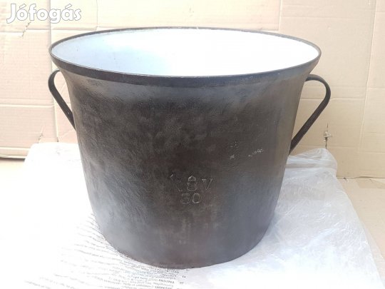Öntöttvas edény fazék 30 literes a nagy magyarország idejéből
