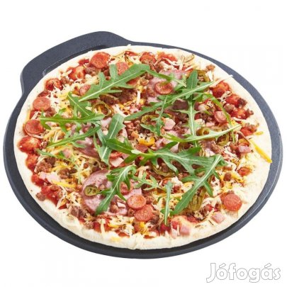 Öntöttvas grill lap 30 cm-es pizzasütő lap