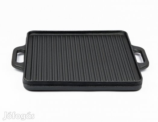 Öntöttvas grill lap 32 cm