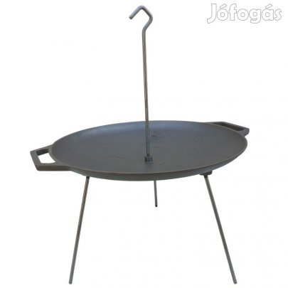 Öntöttvas hússütő tárcsa függesztékkel 50cm grilltárcsa