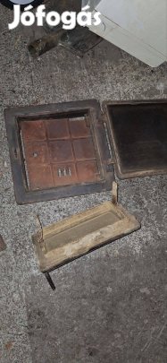 Öntöttvas kályha ajtószett