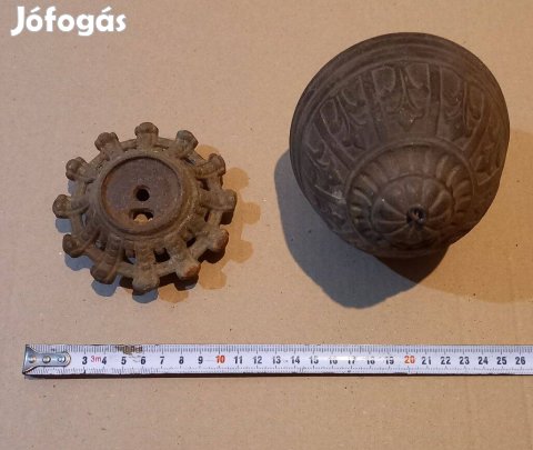 Öntöttvas lámpa elemek (antik)