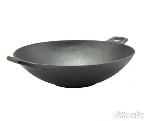 Öntöttvas wok 31 cm