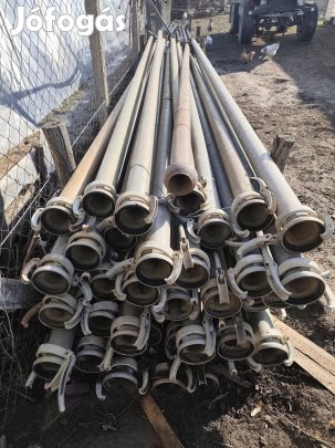 Öntözőcső 85-ös alumínium és horganyzott