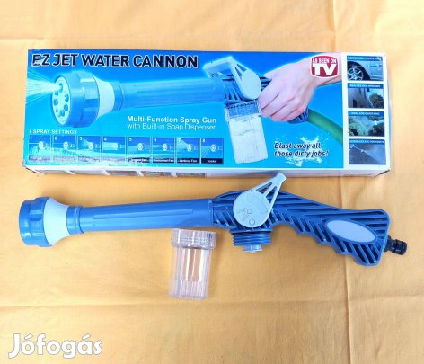 Öntözőpisztoly, öntözőfej, többfunkciós, autómosásra is(EZ JET Water )