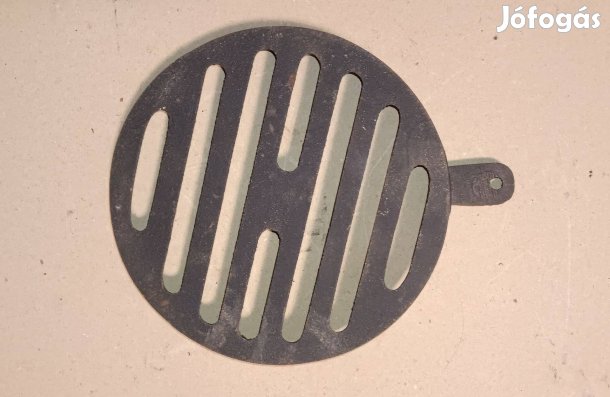 Öntvény forgórostély, hamurács 180 mm, Wamsler kandallókhoz