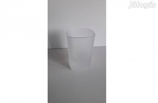 Opál pálinkás pohár 6,5*4,5 cm hibátlan