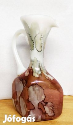 Opalina Stelvia Murano. trapézra formázott aljú márvány mintás kiöntő