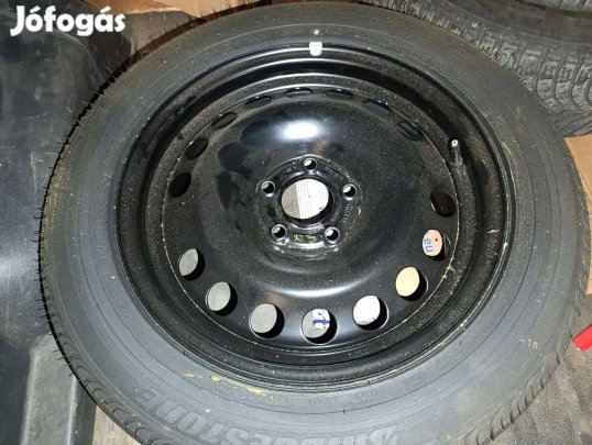 Opel 16"-os acélfelni 205/55R16 Bridgestone nyári gumival