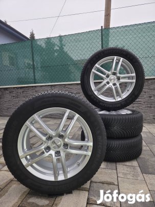 Opel 17" Insignia B alufelni 225/55r17 michelin téli gumival