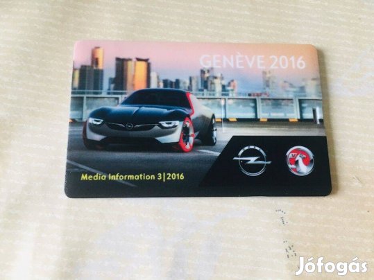 Opel 2.0 USB kártya formájú pendrive, 4 GB