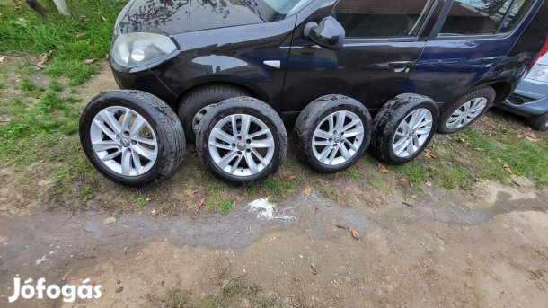 Opel 5x110 alufelni szett újszerű nyári gumikkal 205/55/R16