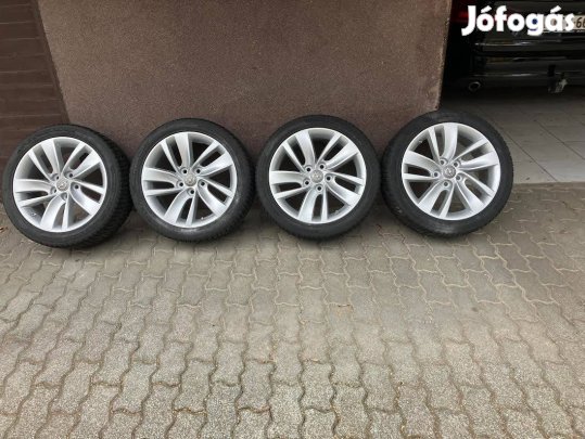 Opel 5x120 mm, téli gumival, 235/45 R 18 téligumival