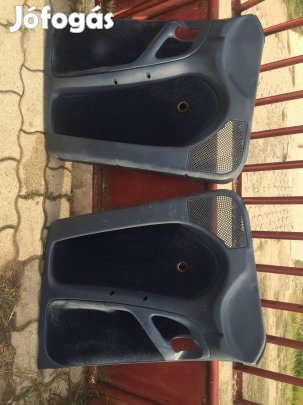 Opel Astra F Caravan kombi ajtókárpit szett kék plüss