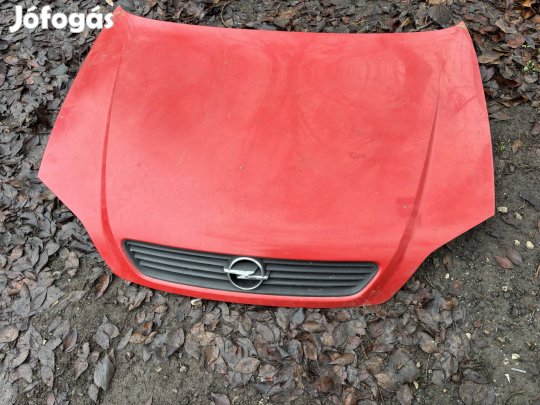 Opel Astra G motorháztető géptető piros 