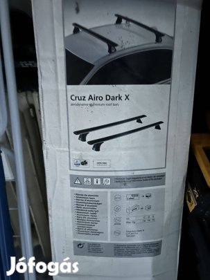 Opel Astra G tetőcsomagtartó Cruz Airo Dark X Új Bontatlan