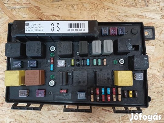 Opel Astra H (2004-2009) Biztosíték Tábla
